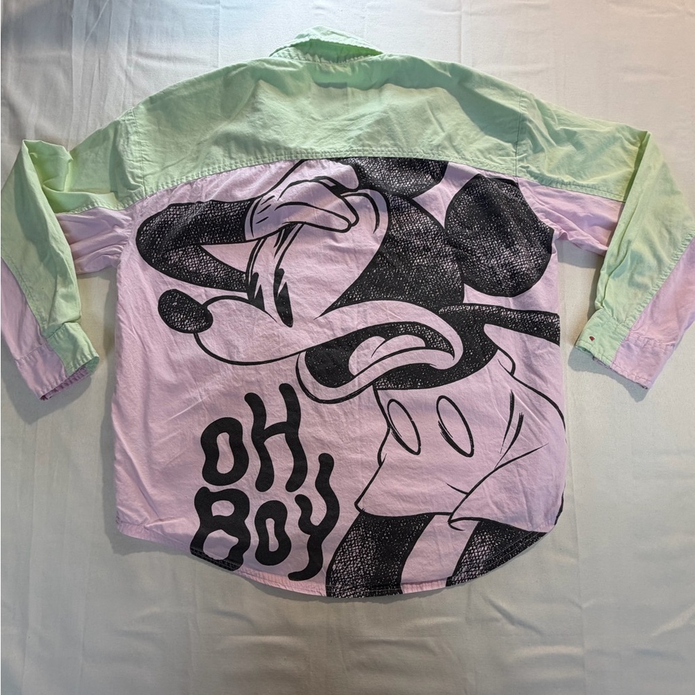 The Souled Store Women Pink/Green Mickey Mouse Printed Size XS 100% Cotton - Picture 3 of 8